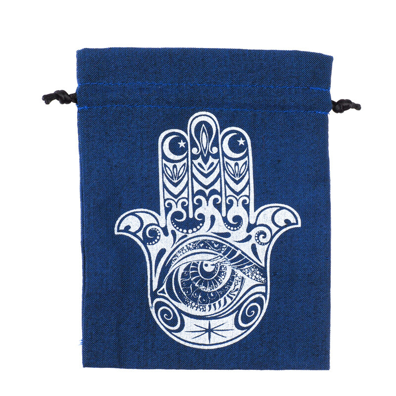 Pytlík dárkový Gifty Hamsa 11 x 14 cm modrá