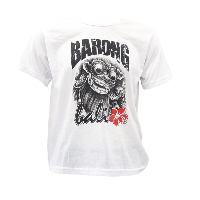 Tričko Bali Barong 01 bílá XL