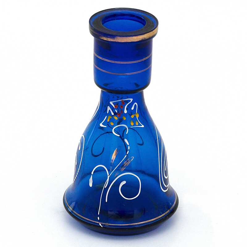 Váza pro vodní dýmky Top Mark Anat Painted 16 cm modrá