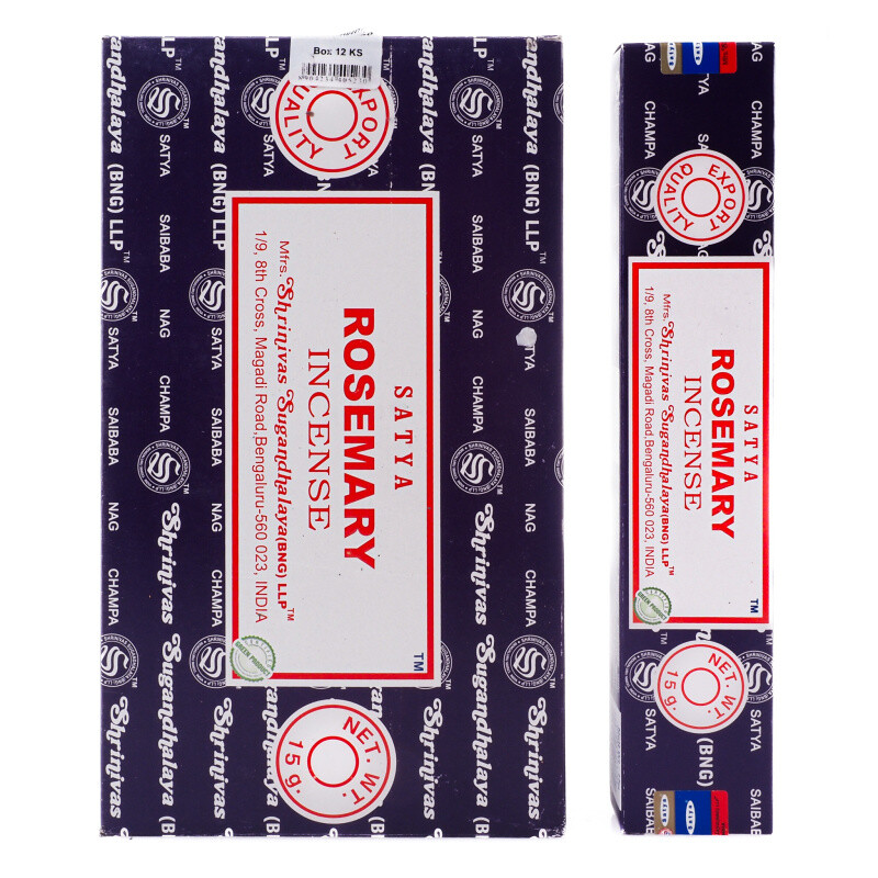 Indické vonné tyčinky Satya PK Rosemary 15 g