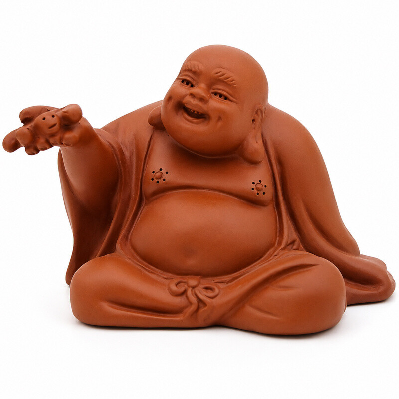 Čajový duch Buddha III 6 x 8 x 5 cm