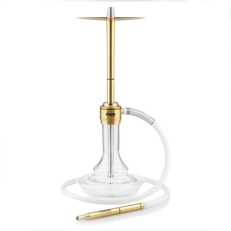 Vodní dýmka Oduman Nova Gold 55 cm Clear