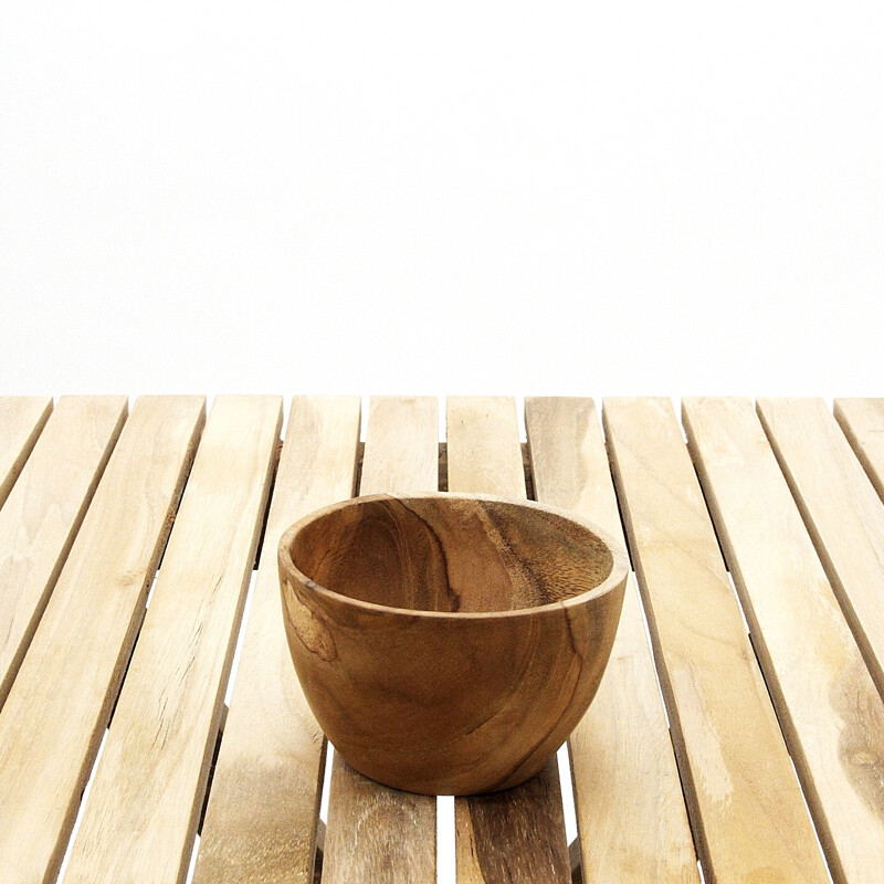 Teak miska 10 cm
