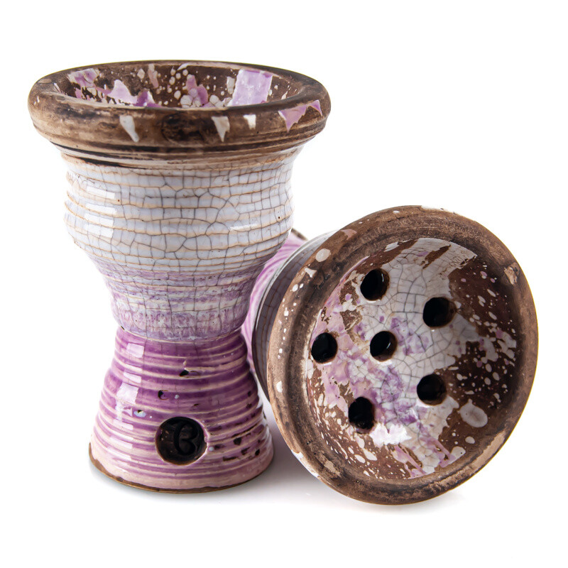 Korunka Vintage Glass Syria fialová