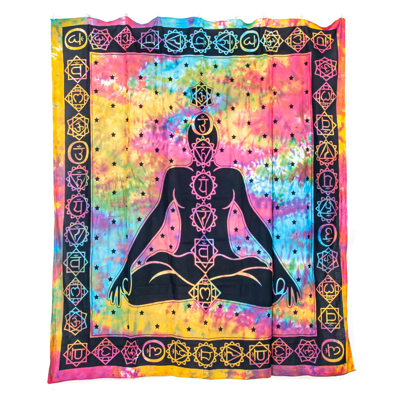 Přehoz double 7 Chakras multicolor