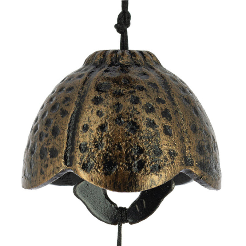 Zvon Furin Feng Shui Hana 5 cm bronzová