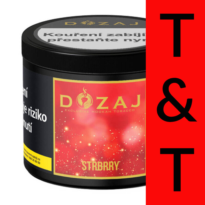Tabák Dozaj Gold Strbrry 200 g