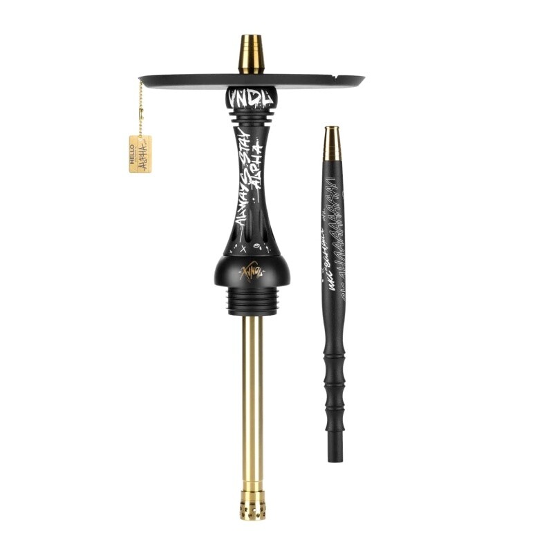 Vodní dýmka Alpha Hookah X VNDL Jet Black