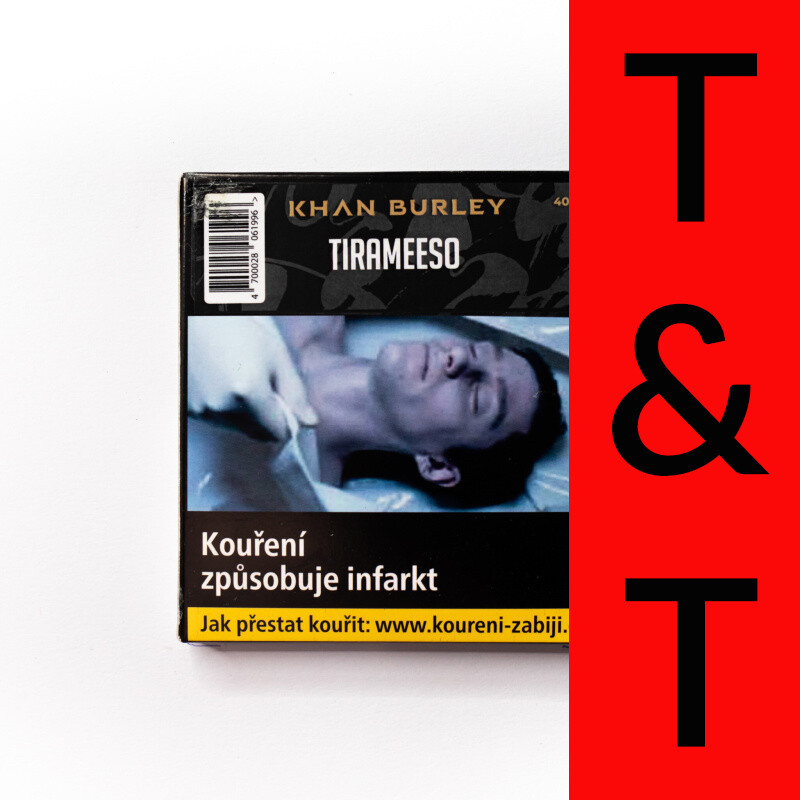 Tabák Khan Burley Tirameeso 40 g