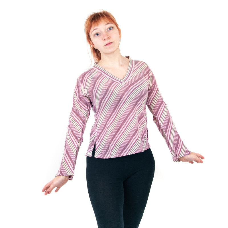 Top halenka Izabela S fialová