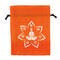 Pytlík dárkový Gifty Yoga 11 x 14 cm oranžová