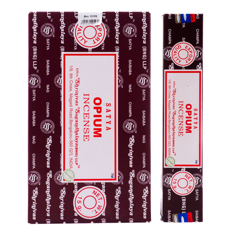 Indické vonné tyčinky Satya PK Opium 15 g