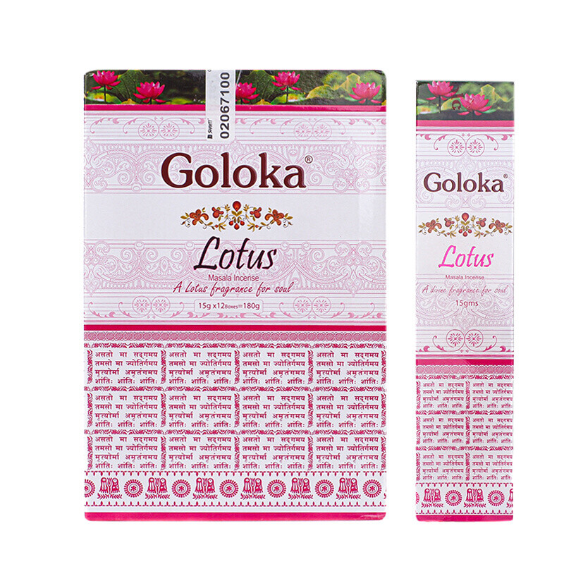 Indické vonné tyčinky Goloka Masala Lotus 15 g