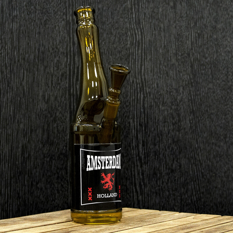 Bong Simax Beer Bottle Amsterdam 26 cm