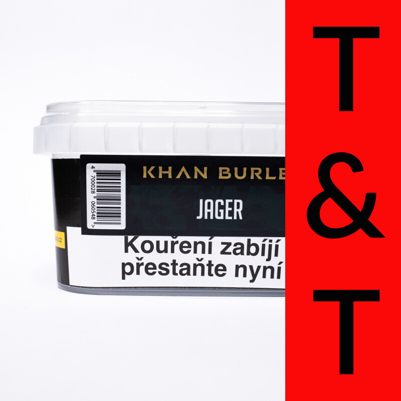 Tabák Khan Burley Jager 250 g