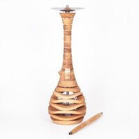 Vodní dýmka KLIFIDES Oak Line - Wave Brass Tibet
