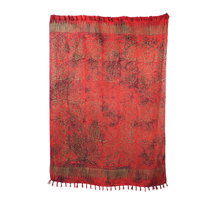 Pareo Sarong Bali Roro červená 160 x 118 cm