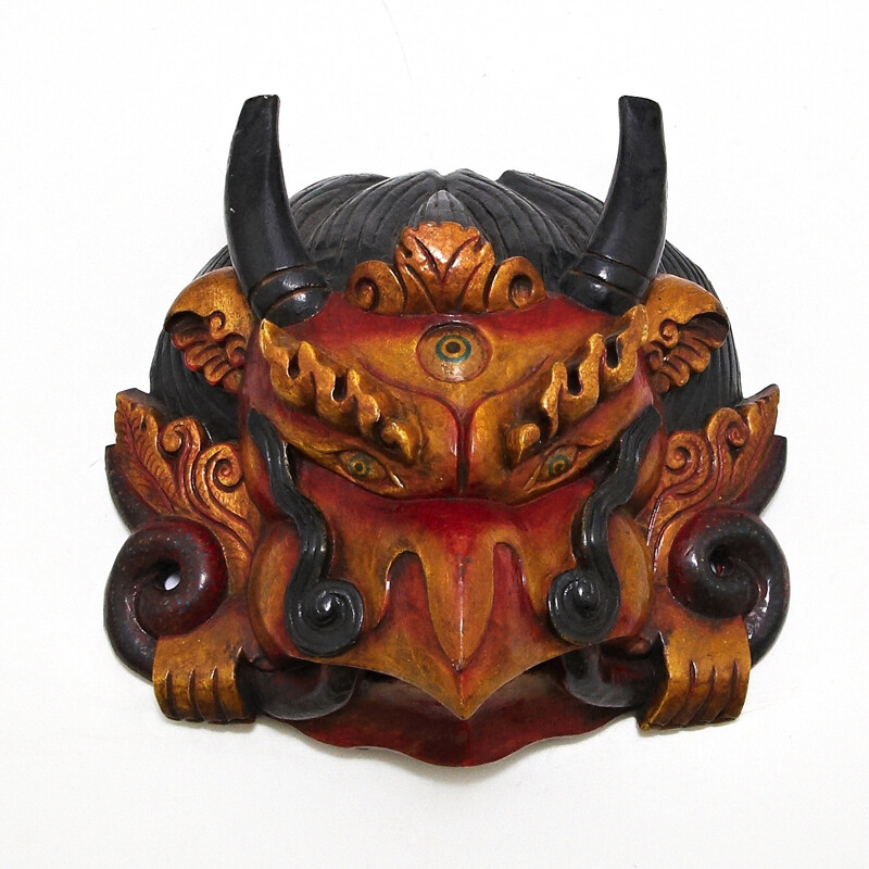 Maska dřevo Garuda 37 cm