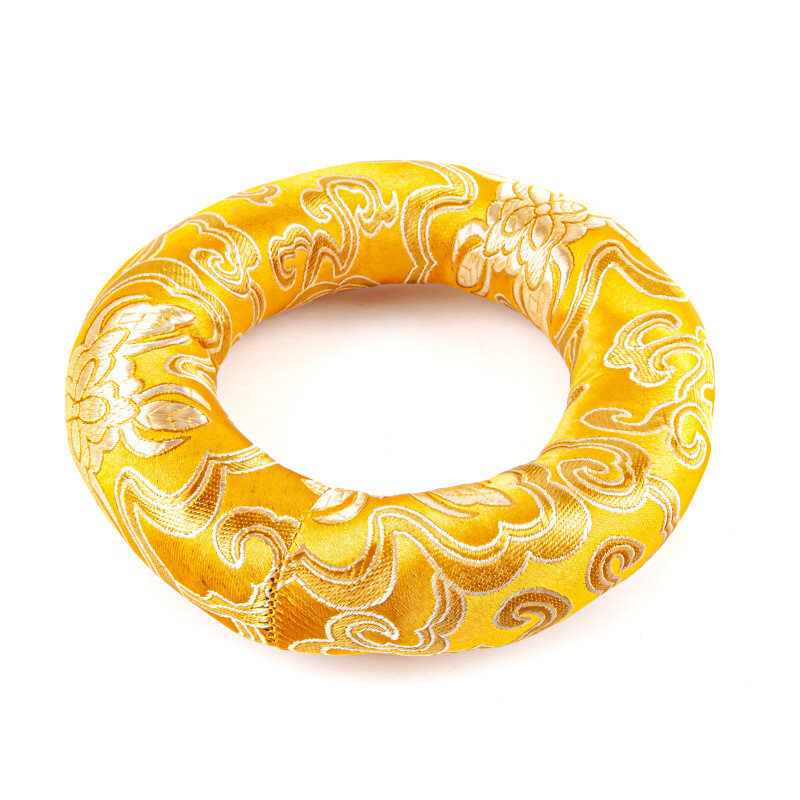 Podložka pod tibetskou mísu Orient Circle 14 cm žlutá