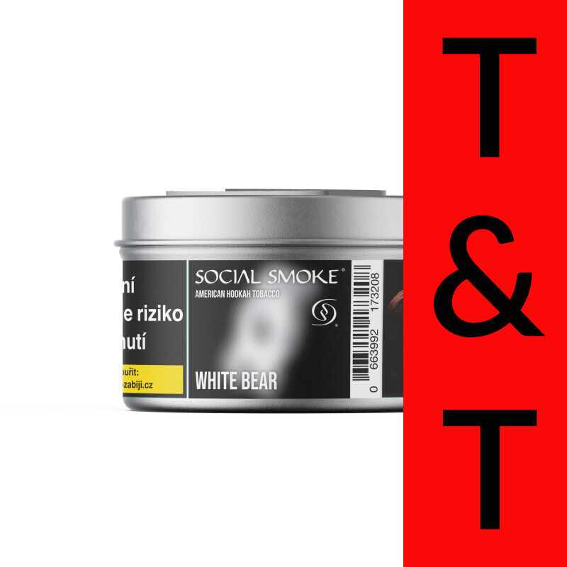 Tabák Social Smoke White Bear 200 g