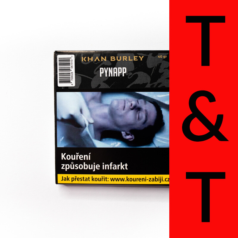 Tabák Khan Burley Pynappl 40 g