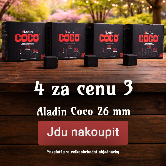 Kupte 4 balení uhlíků za cenu 3