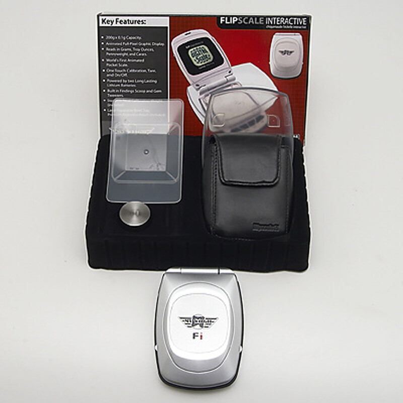 Digitální váha My Weigh Flipscale Fi 200 / 0,1 g stříbrná
