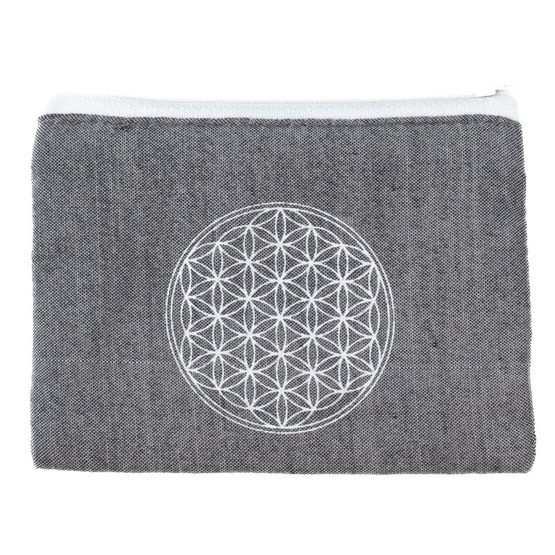Peněženka Zippy Flower of Life šedá