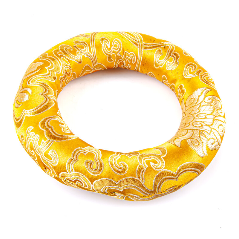 Podložka pod tibetskou mísu Orient Circle 18 cm žlutá