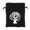 Pytlík dárkový Gifty Tree of Life 11 x 14 cm černá