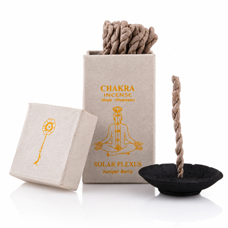 Tibetské vonné provázky Chakra Incense - Solar Plexus