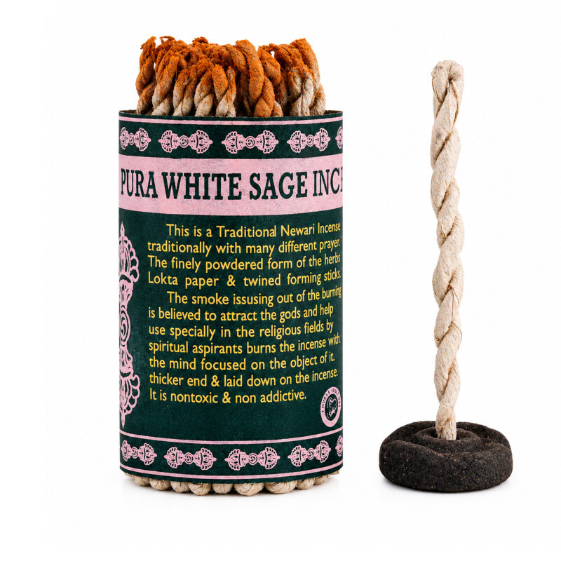 Tibetské vonné provázky Dhupaya Vajra White Sage
