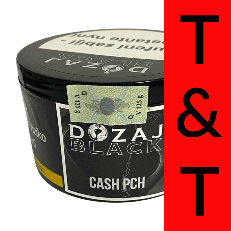 Tabák Dozaj Black Cash Pch 125 g