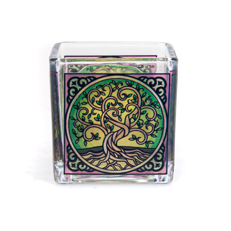 Svícen sklo Yggdrasil