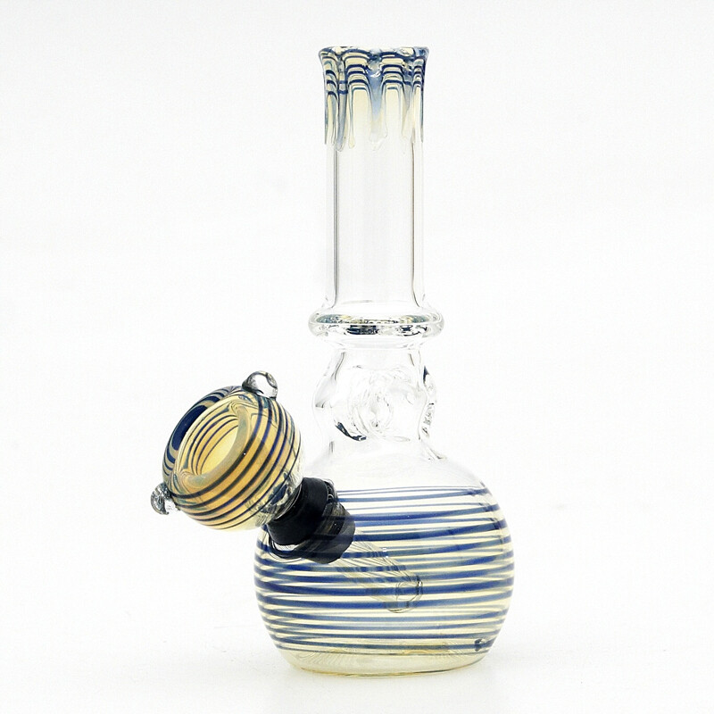 Bong Pyrex Eye 13 cm modrá