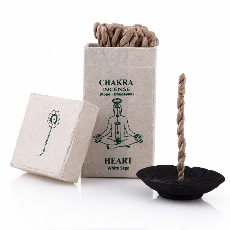 Tibetské vonné provázky Chakra Incense - Heart
