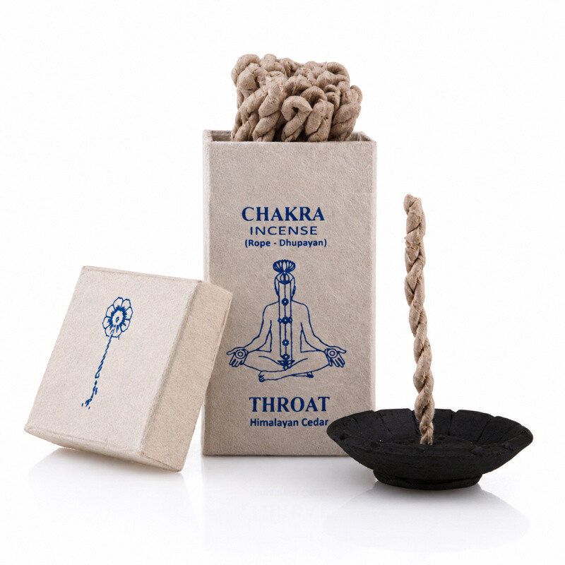 Tibetské vonné provázky Chakra Incense - Throat
