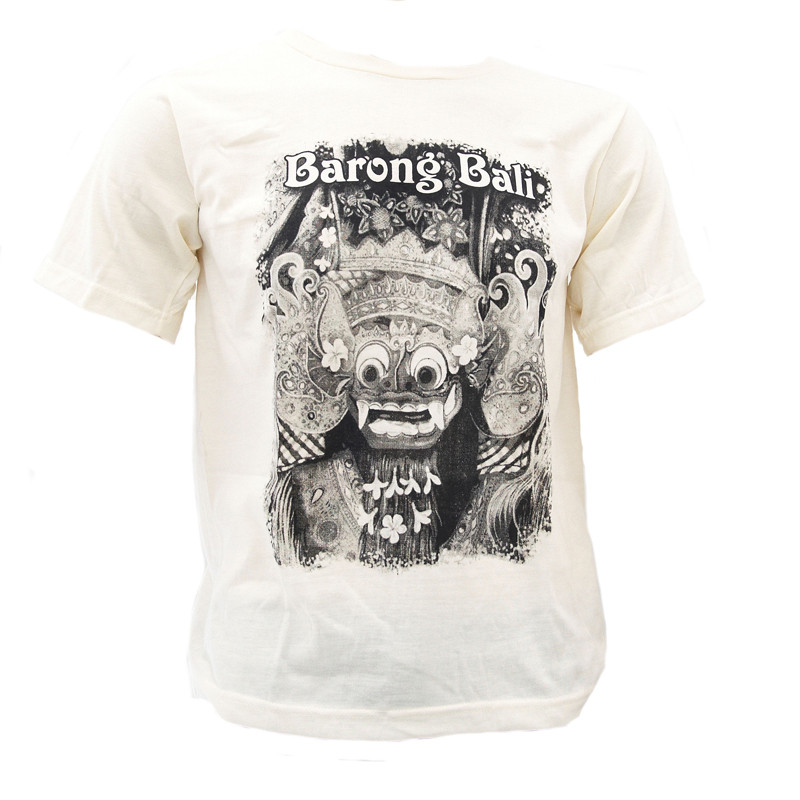Tričko Bali Barong 02 béžová XL)