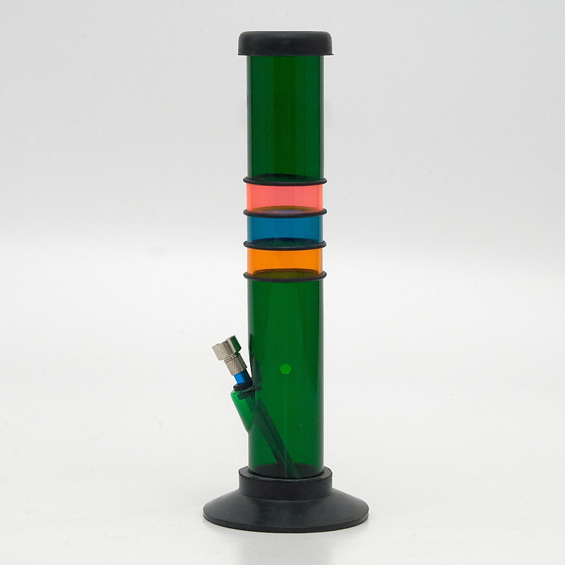 Bong acrylic Tube Rasta II. 30 cm zelená
