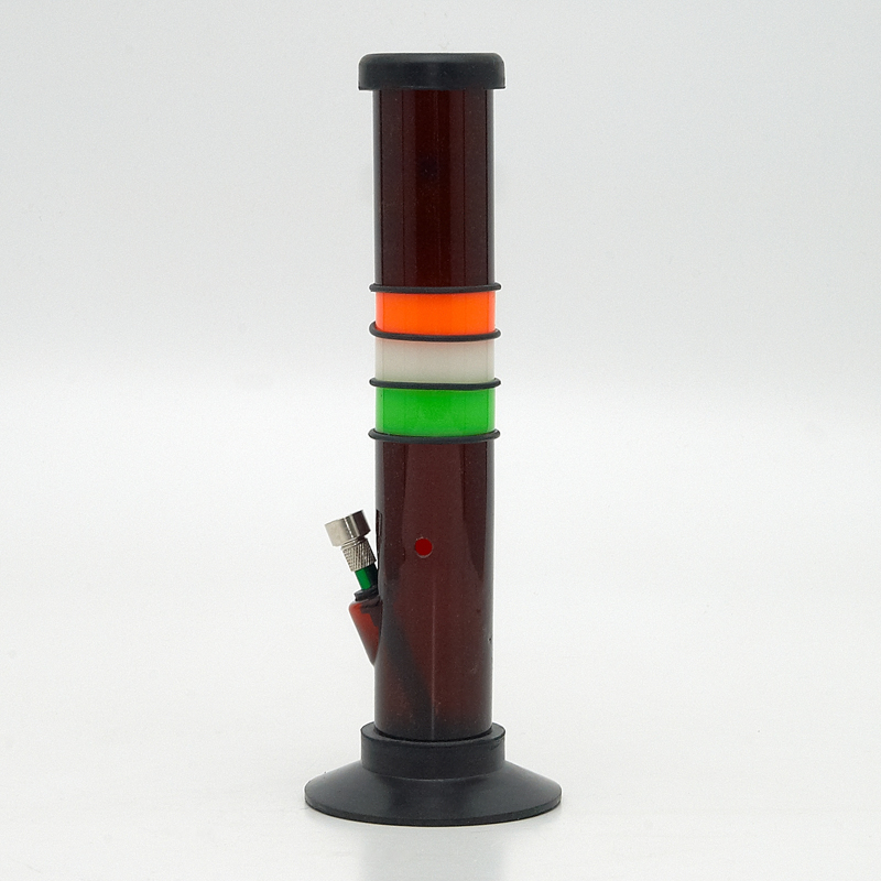 Bong acrylic Tube Rasta II. 30 cm červená