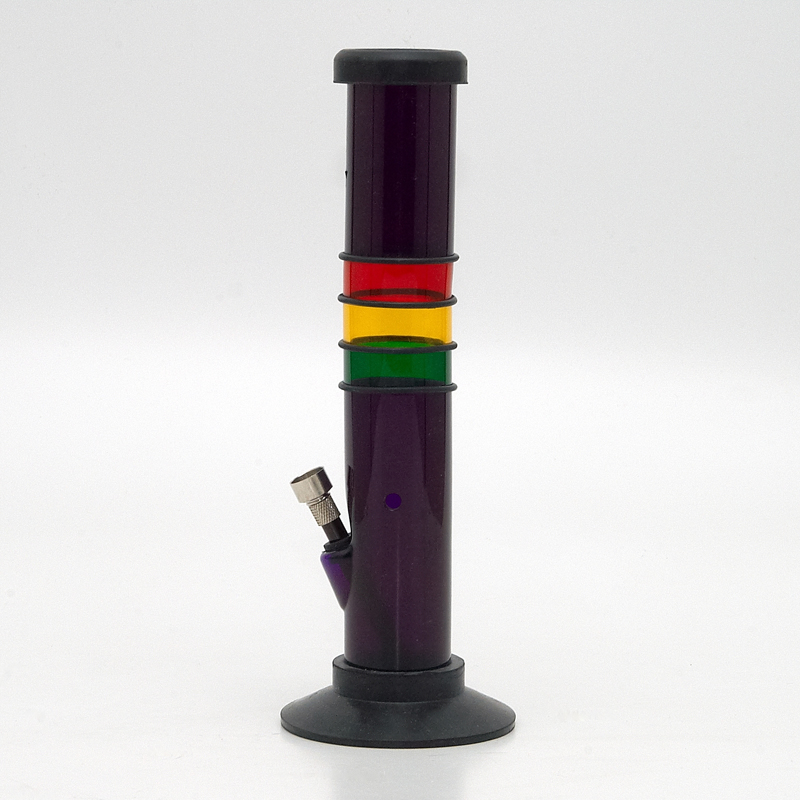 Bong acrylic Tube Rasta II. 30 cm fialová