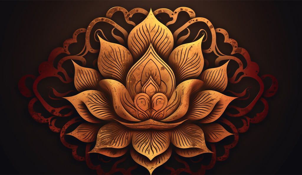 lotos jako symbol buddhismu