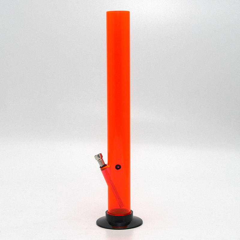 Bong acrylic Tube 45 cm oranžová