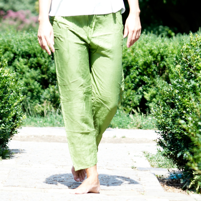 Kalhoty Yoga Bali zelená