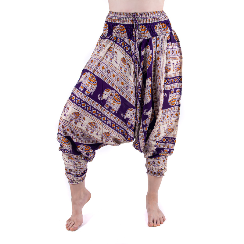 Kalhoty turecké dámské Elephants 03 M fialová