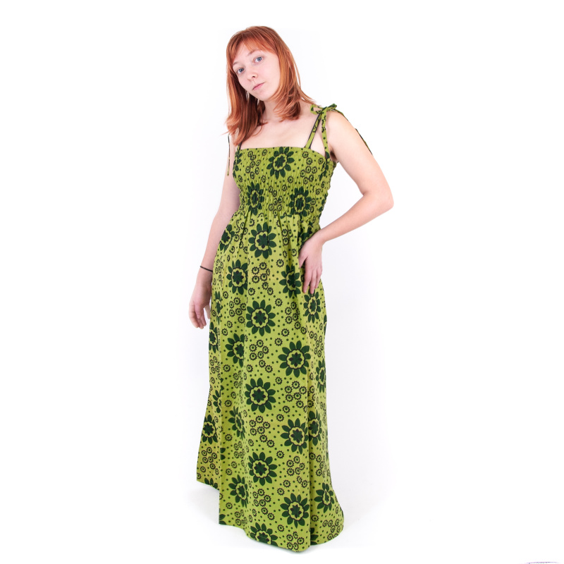 Šaty dlouhé Devi XL Zelená