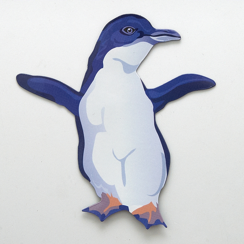 Fridge magnet Penguin)