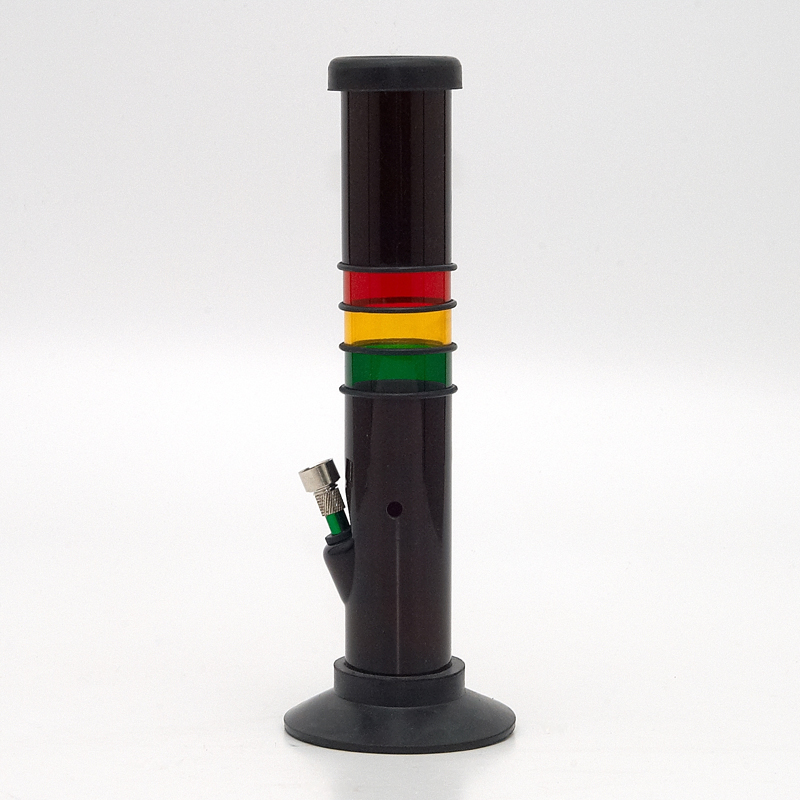 Bong acrylic Tube Rasta II. 30 cm černá