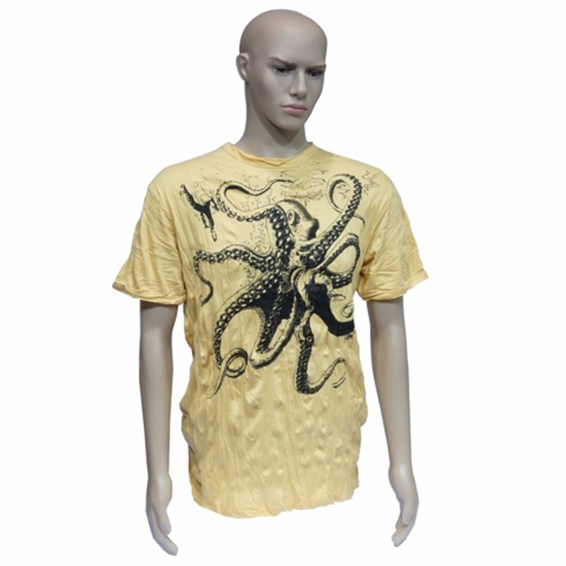 Tričko pánské SURE Octopus L žlutá