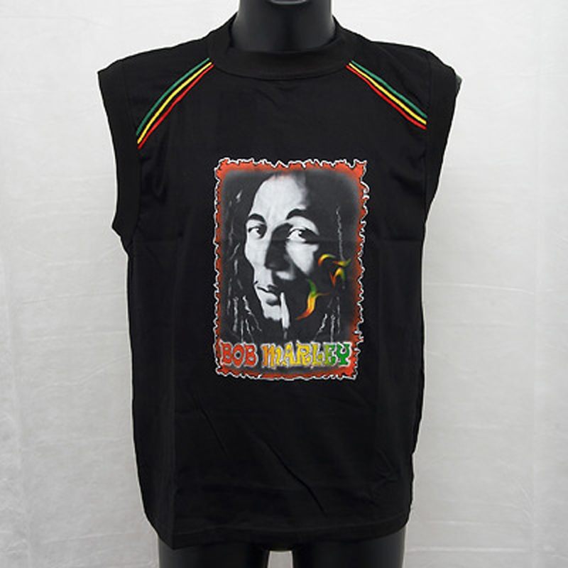 Tričko Bob Marley 04 L bez rukávů)